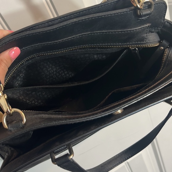 Black Kate Spade purse and matching wallet - Picture 3 of 4